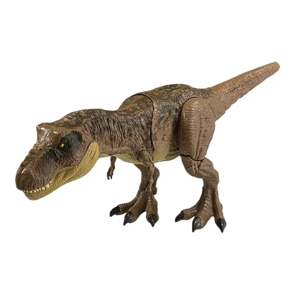 Jurassic World Thrash N Throw T-Rex FMY70 2018 Mattel Dinosaur Roars Works